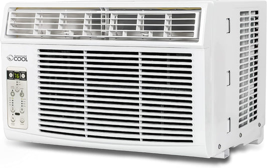 Commercial Cool CC10WT Air Conditioner 10,000 Window A\/C, 10000 BTU, White