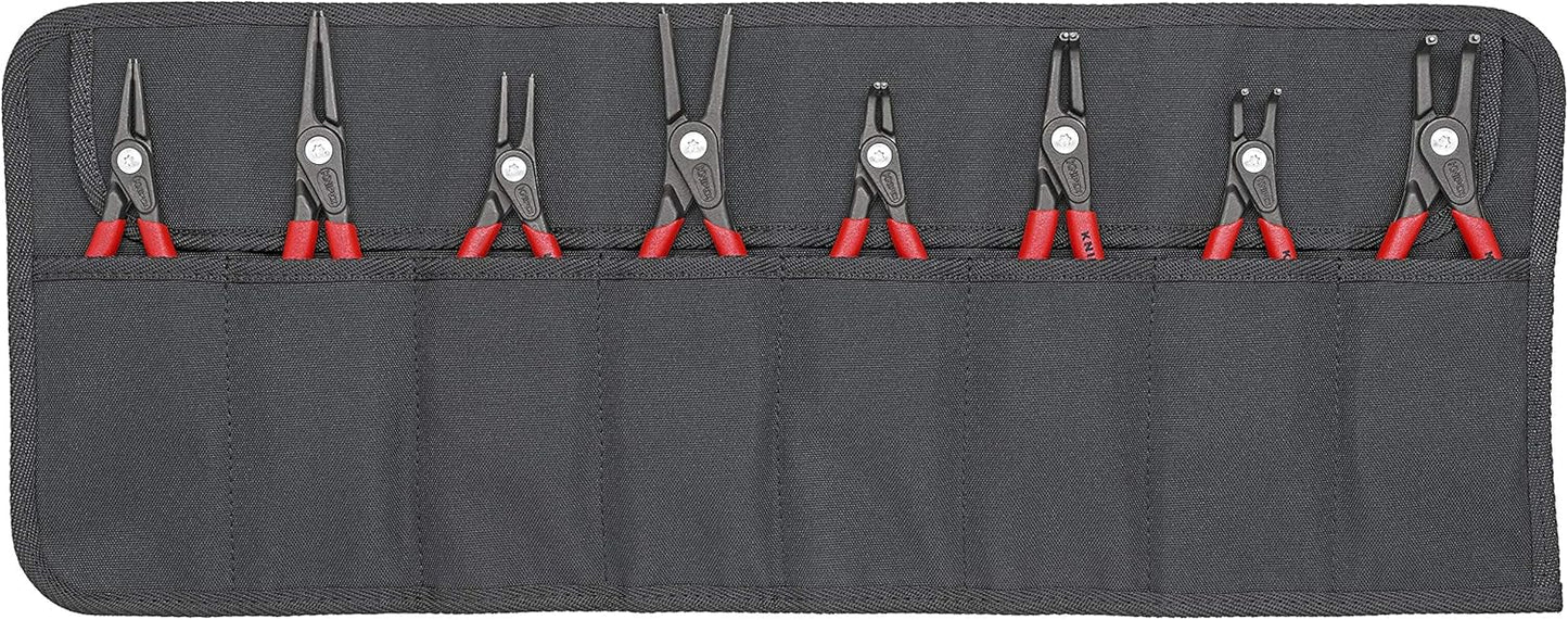 KNIPEX - 00 19 58 V02 Tools - 8 Piece Precision Circlip Pliers Set (001958V02)