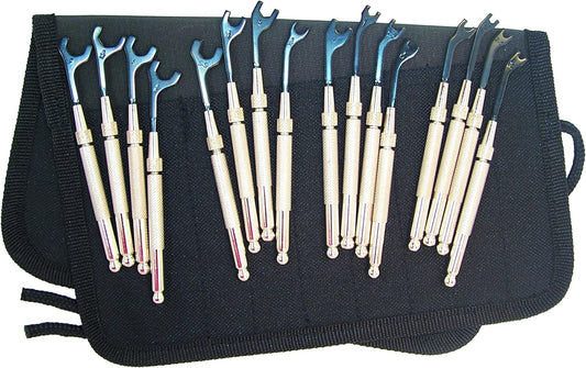 Moody 57-0122 16-Piece Mini Wrench Set, SAE and Metric