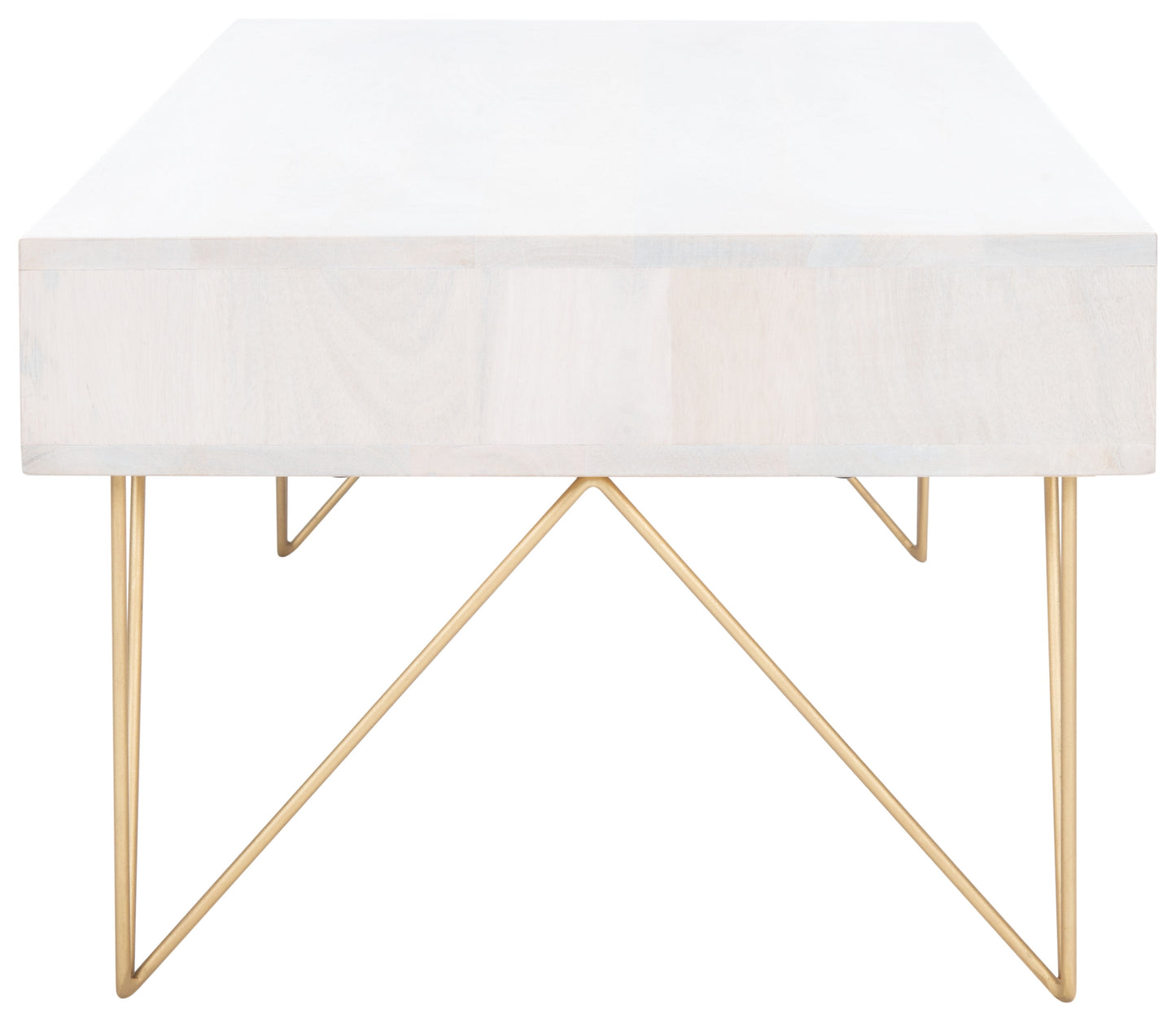 SAFAVIEH Marigold Mid-Century Coffee Table with Drawer, Natural