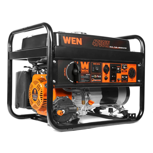 WEN 4,750-Watt 120V/240V Dual Fuel Portable Generator with CO Watchdog (DF472X)