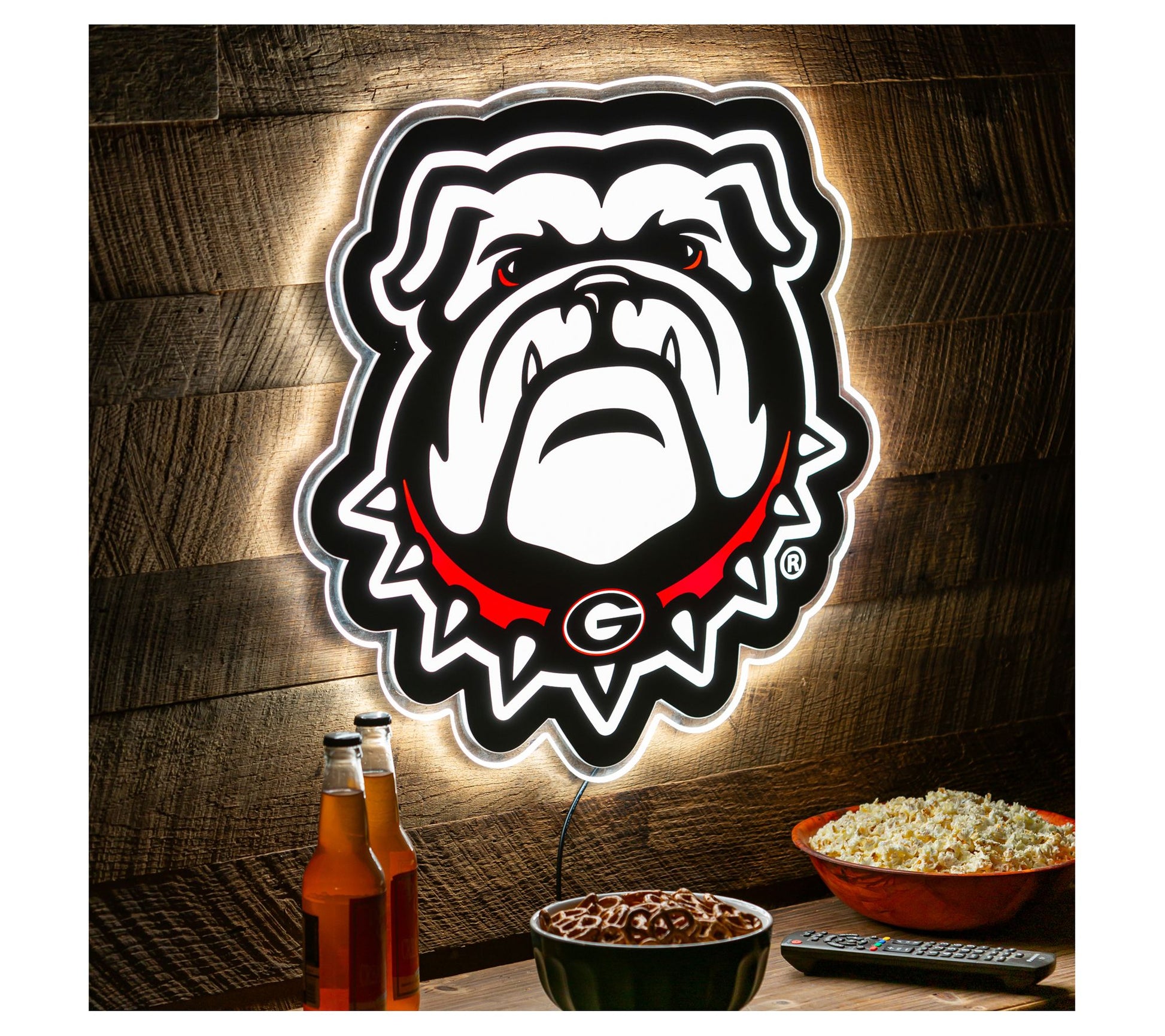 Evergreen NCAA LED Mascot Shaped Lit Wall Sign