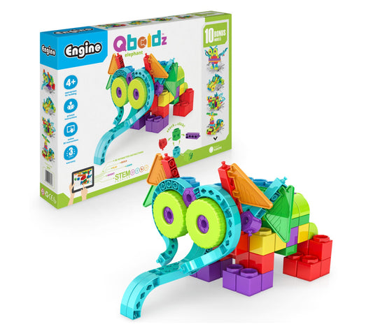 Engino Qboidz Elephant Block Set 170 Pieces